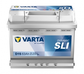 Varta Dynamic SLI 63Ah, 12V, D15